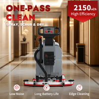 SHIWOSI - Fregadora y Secadora de Pisos Autopropulsada 2150 ㎡ Limpiador Industrial de Alta Capacidad de Limpieza