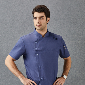 Đồng Phục Chất Lượng Cao Cho Khách Sạn Nhà Hàng Phục Vụ Bàn Tiếp Tân Đồng Phục Thiết Kế Tùy Chỉnh Logo Đầu Bếp Mặc Tạp Dề Mũ Mũ - Product Image 3