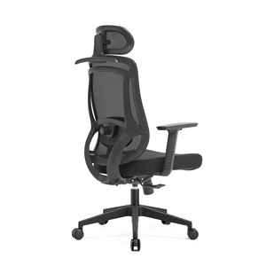 Silla ergonómica para sala de conferencias de oficina en casa, silla de personal de oficina con respaldo alto - Product Image 2