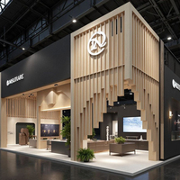 Stand d'exposition modulaire haut de gamme MEGA pour boutique de mode moderne, exposition d'art, événement