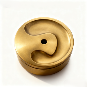 Porte-encens haut de gamme Tai Chi Bagua, brûleur d'encens d'intérieur, décoration d'aromathérapie, encens en métal fait main en aluminium et laiton pour la maison - Product Image 3