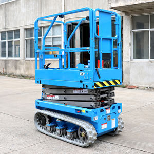 Fábrica al por mayor 6m 8M terreno áspero de mediana altura móvil portátil mesa eléctrica coche elevador de tijera hidráulica para la venta - Product Image 1