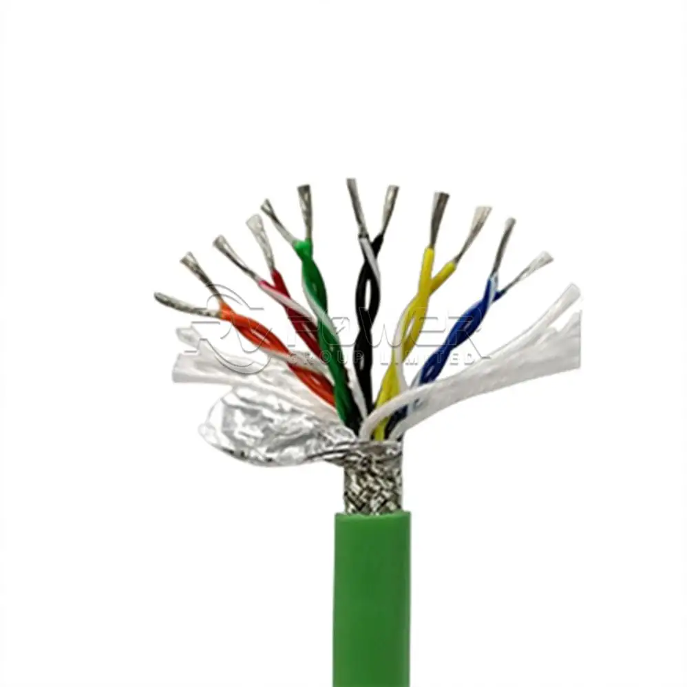 Cable de cobre RVV eléctrico de 24 AWG, 22 AWG, 20 AWG, RVV, 2, 3, 4, 5, 6, 7, 8 núcleos, color negro