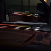 Kit d'accessoires d'éclairage LED intérieur pour BMW E70 X5 2006 - 2013, 64 couleurs, lumière ambiante dynamique