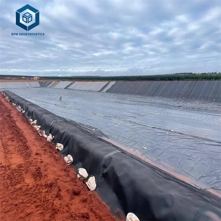 ASTM GM13 1Mm Hdpe Geomembrane Pond Lining Material Pvc Membrane
