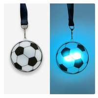 Lanière LED clignotante avec couleurs personnalisables, logo en acrylique, certifiée CE, pour le Ramadan, les événements sportifs, les fêtes de remise de diplômes, la course nocturne