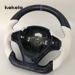 <span class=keywords><strong>Volant</strong></span> en carbone forgé bleu, personnalisation possible pour <span class=keywords><strong>BMW</strong></span> <span class=keywords><strong>E30</strong></span> E39 E60 E90 E92 E70 E84 E85 E89 M3 M4 2008-2011 - Product Image 4