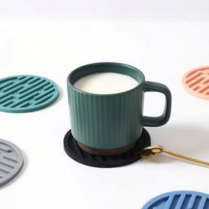 Customized <b>Silicone</b> <b>Coaster</b> OEM & ODM <b>Coaster</b> Beverage Coffee Cup Placemat Mug Glass Drink Mat - Product Image 2