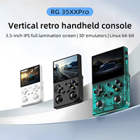 2025 Anbernic Console de jeu classique RG35XX Pro 3.5 pouces écran IPS PSP PS1 lecture vidéo WIFI Console de jeu portable 64G 128G 256G