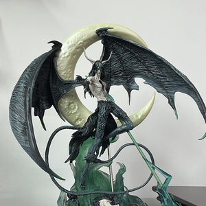 Figurine de 40 cm avec lumière, Bleach Espada Neliel Tu Oderschvank <span class=keywords><strong>Ulquiorra</strong></span> Cifer, avec des ailes, modèle de jouet en perle noire - Product Image 4