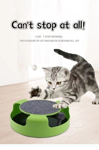 2024 nuevo <span class=keywords><strong>tocadiscos</strong></span> para gatos más vendido, juguete para gatitos, productos para mascotas, <span class=keywords><strong>tocadiscos</strong></span> giratorio en movimiento, juguete interactivo para gatos Smart Chase - Product Image 6