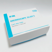 Medical Laboratory accessories 50PCS 72PCS Customizable 7101 7105 Glass Microscope Slides
