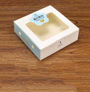 Tùy chỉnh bánh quà tặng bao bì hộp giấy Hội Đồng Quản trị các tông cửa sổ cho Bánh Ngọt Bánh nhỏ có tính năng Matt cán thực phẩm an toàn - Product Image 2