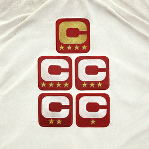 Parche Bordado Termoadhesivo Azul con Letra C de Capitán de Hockey y Estrella, Insignia para Jersey Deportivo, Accesorios al por Mayor para Uniformes de Equipo - Product Image 3