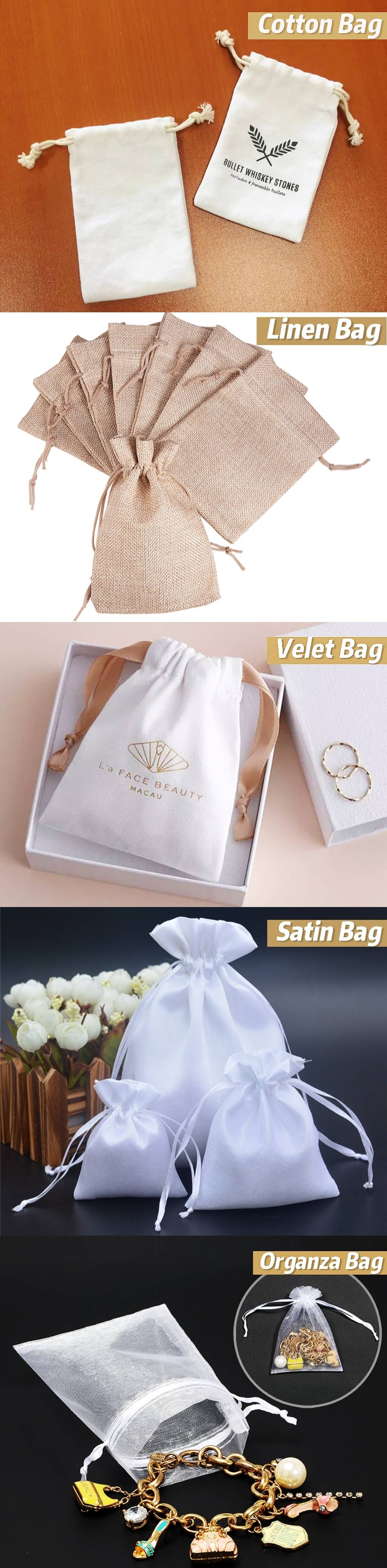 Custom Satin Bags Elegant Packaging for Hair Bundles