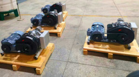 Compresseur d'air à piston sans huile Shanghai RMC, modèle RMC7.5-8, 7,5 kW, 10 CV, 8 bars, 116 psi, 800 l/min, avec pompe à spirale intégrée