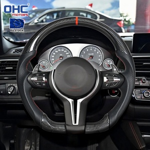 <span class=keywords><strong>Volant</strong></span> en fibre de carbone véritable 3K en stock dans l'UE pour <span class=keywords><strong>BMW</strong></span> F30 M3 F80 Série <span class=keywords><strong>1</strong></span> F20 F45 F31 F32 F36 F25 F16 F87 avec surpiqûres rouges ou <span class=keywords><strong>M</strong></span> - Product Image 1