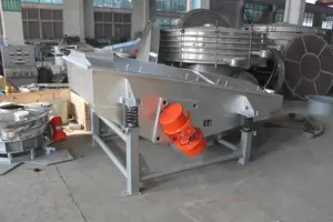 High Efficiency Sand Vibration Separator PVC Flakes Sieving Machine Beans Food Powder Granule Linear Vibrating Screen