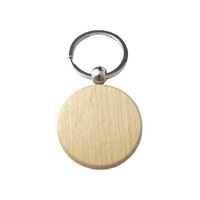 Porte-clés en bois de hêtre personnalisé Porte-clés en bois gravé au laser Porte-clés fait à la main Porte-clés en bois avec anneau fendu Porte-clés