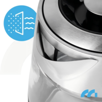 Bouilloire Électrique Intelligente en Verre à Double Paroi 1,7 L 2200 W avec Écran Tactile, Ébullition Rapide et Arrêt Automatique – Appareil Ménager – Vente en Gros Disponible