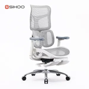 Sillas ergonómicas Boss de lujo S100 Silla de oficina de malla giratoria ejecutiva reclinable giratoria con reposabrazos ajustables 4D