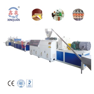 Nhựa đùn máy cho <span class=keywords><strong>PVC</strong></span>,WPC,PE,PP + Gỗ (xốp) <span class=keywords><strong>PVC</strong></span> WPC rộng cửa Hội Đồng Quản trị hồ sơ dây chuyền sản xuất - Product Image 1
