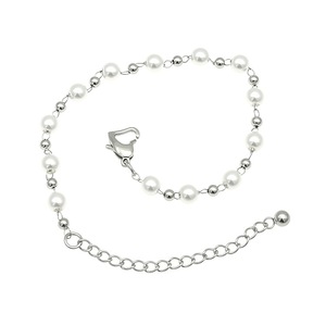 อันโน จิวเวลรี่สร้อยข้อมือมุก 175 ซม. ดีไซน์เรียบง่ายสำหรับผู้หญิง - Product Image 3