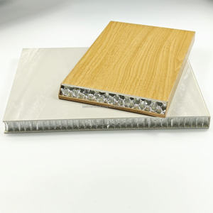 양면 알루미늄 18mm 허니콤 보드, 내화성, 방수성, 친환경, 나무결 디자인, 비용 효율적, 아름다움 - Product Image 2