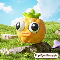 Jouet à presser amusant en forme de fruit avec yeux qui sortent, jouet anti-stress pour enfants, cadeau de fête, vente en gros