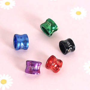 Klassieke herbruikbare aluminium vogelpootringen voor wedstrijduiven, kanaries, vinken & parkieten - Product Image 1