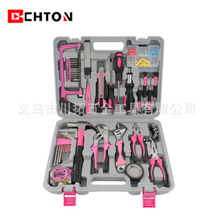 Juego de Herramientas para Reparaciones del Hogar Chton de 108 Piezas, Herramientas Combinadas de Acero al Carbono con Martillo, Llave Inglesa y Alicates para Mantenimiento del Hogar - Product Image 1