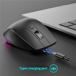 Mouse Senza Fili Black Gaming Mouse rainbow Rgb Ergonomic Gaming Mouse Wireless Mouse for <b>Pc</b> - Product Image 5