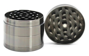 Molino de Hierbas Metálico de 4 Capas con Logotipo Personalizado Gratuito, 40, 50, 55, 63, 75, 100 mm, Manual, Portátil, para Tabaco - Product Image 2