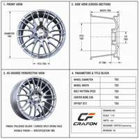 Nouvelles jantes en alliage d'aluminium forgé CF Aerospace 22-28 pouces 6x139.7 PCD 78.1 CB adaptées aux SUV de luxe américains Escalade Platinum