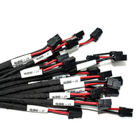 Conjunto de Cable de Conector de Aviación GX16 de 2 Pines Personalizado con Enchufe Metálico Impermeable y Arnés de Cables Molex