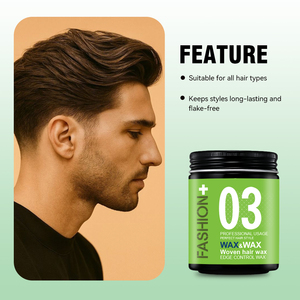Cera para Cabello Orgánica de Fijación Extra Fuerte para Hombre, Marca Privada, y Cera para Cabello con Efecto Mate - Product Image 4