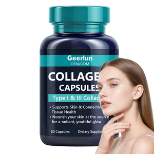 Fabrieksgroothandel Collageen <span class=keywords><strong>Capsules</strong></span> Ondersteunt Stralende Huid Gezonde Haargroei Type I & III Collageen <span class=keywords><strong>Capsules</strong></span> - Product Image 1