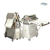 Laminoir à pâte automatique pliable pour table, idéal pour la boulangerie domestique et les petites pâtisseries, machine à aplatir le pain, prix usine