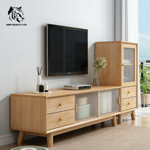Meuble TV moderne en bois, vente directe usine, meilleur prix, rangement écologique, personnalisable pour salon et chambre - Product Image 4