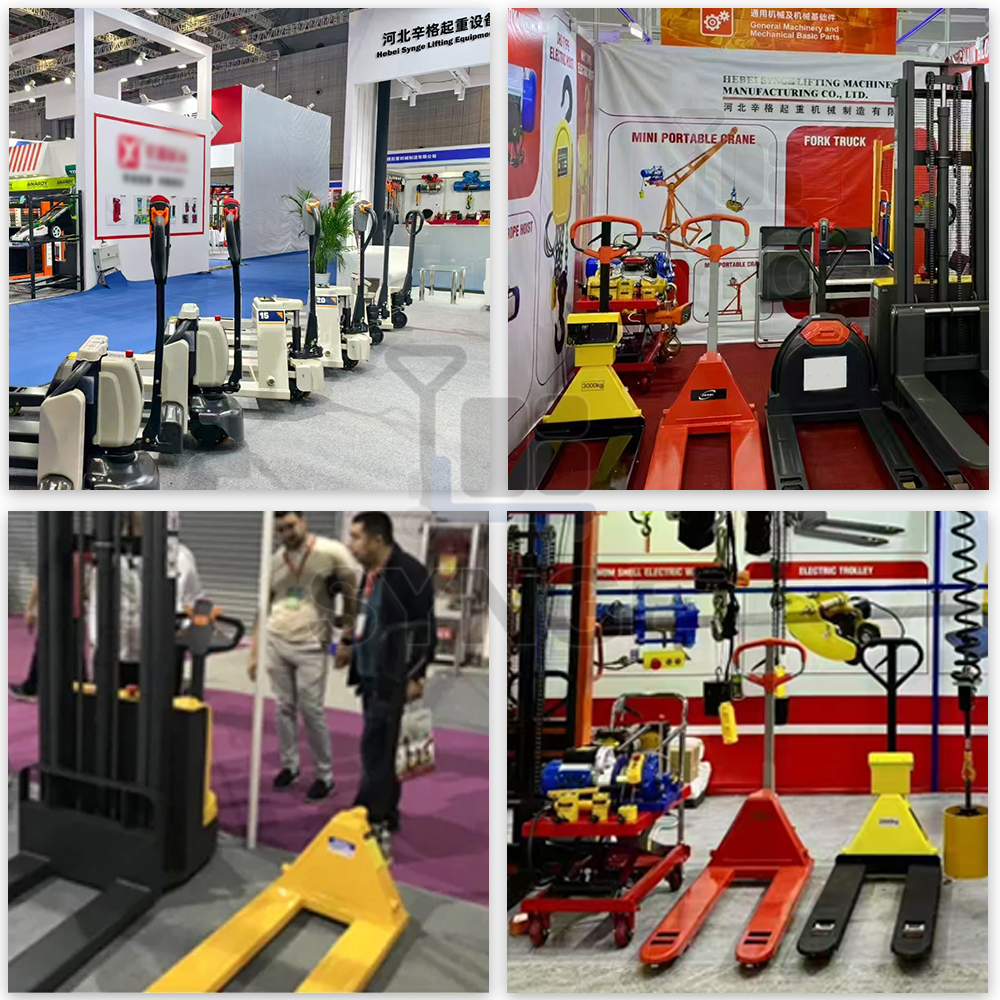 SYNGE Factory Supply 1.5ton Manual Hand Pallet Truck China Manufacture Manual Trolley for Sale