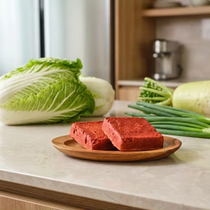 Bloque de Salsa Picante Coreana Kimchi en Caja, Base de Condimento Instantáneo para Niños y Adultos, Listo para Usar en Comidas - Product Image 1