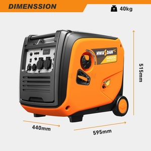 Générateur portable à double carburant super silencieux 3,5 kW 4000 watts 4 kVA, propane et butane, vente en gros - Product Image 4