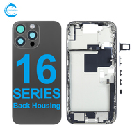 STAROZON Châssis arrière de téléphone portable sans MOQ pour iPhone 16 Plus Pro Max – Ensemble de remplacement et de réparation du boîtier