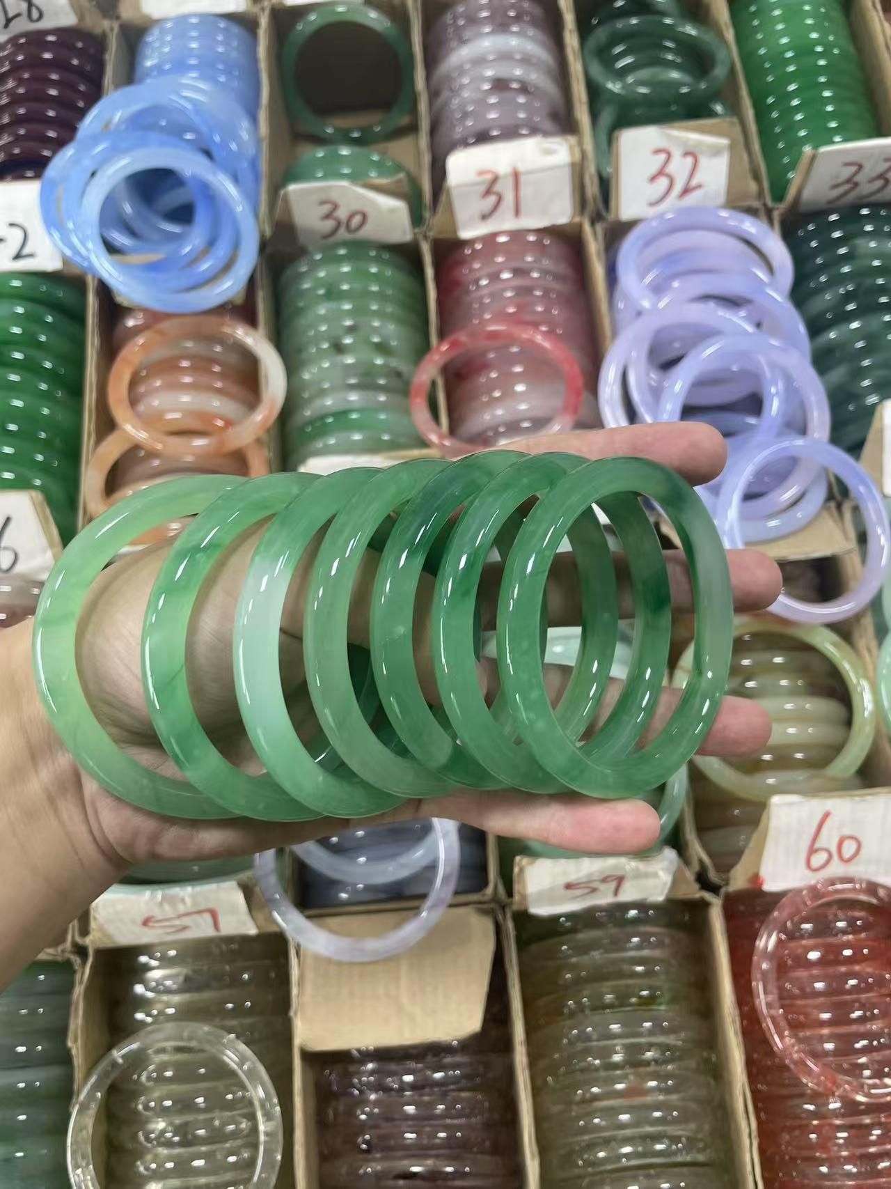 colorful Ice green