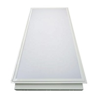 Panneau lumineux T8 de 0,6 m 1,2 m avec diffuseur transparent, 2 pieds 4 pieds, surface 36w 40w 6000k, luminaire fluorescent à diffuseur prismatique