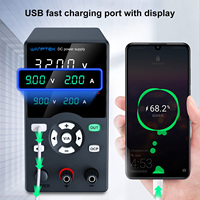 Alimentation stabilisée CC réglable WANPTEK GC3010H 0-30V 10A AC-DC avec affichage de charge amélioré pour laboratoire de charge de batteries