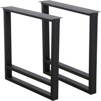 Cadres de table industriels en acier inoxydable pour bureau café Table à manger extérieur salon chambre blanchisserie utilisation atelier