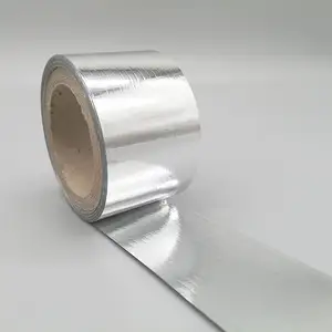 Reflective PE Aluminized Film Woven Insulation Drench Membrane Double-sided Aluminum Foil Foil 100% Polyester Fabric