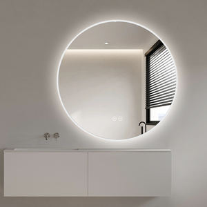 Espejo LED de maquillaje con marco acrílico, tocador de baño, espejo inteligente LED montado en la pared - Product Image 2