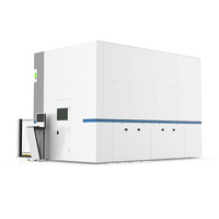 Yeni CNC üç boyutlu beş eksenli lazer kesme makinesi kesme karbon çelik paslanmaz alüminyum tek platform kapaklı